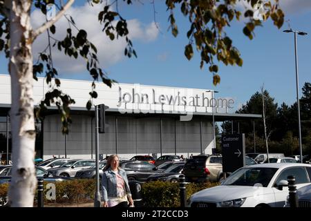 John Lewis Store, Futura Park, Crane Boulevard, Ipswich, Suffolk, England, Vereinigtes Königreich Stockfoto