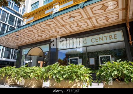 Downing Centre Gerichtsgebäude im Stadtzentrum von Sydney für Lokal- und Bezirksgerichte Angelegenheiten der Staatsregierung, New South Wales, Australien Stockfoto