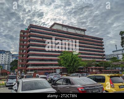 Taiping, Perak-17. August 2023: Ein Regierungsgebäude in Taiping Stockfoto