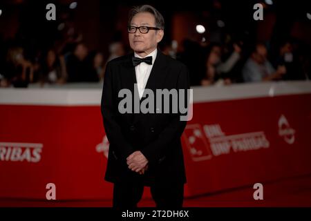 ROM, ITALIEN - 18. OKTOBER: Shigeru Umebayashi besucht einen roten Teppich für den Film C'e Ancora Domani' während des 18. Rom Film Festivals im Auditorium Parco Della Musica am 18. Oktober 2023 in Rom. (Foto: Luca Carlino/NurPhoto)0 Credit: NurPhoto SRL/Alamy Live News Stockfoto