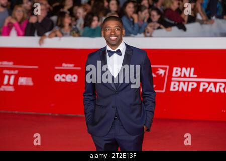 18. Oktober 2023, Rom, Italien: Yonv Joseph besucht den roten Teppich der Eröffnungsnacht der 18. Ausgabe des Filmfestivals in Rom am 18. Oktober 2023 (Credit Image: © Matteo Nardone/Pacific Press via ZUMA Press Wire) NUR REDAKTIONELLE VERWENDUNG! Nicht für kommerzielle ZWECKE! Stockfoto