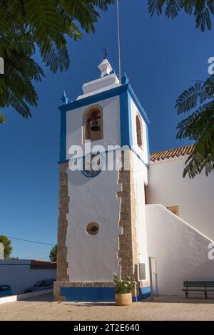 Igreja do Divino Salvador, Kirche aus dem 16. Jahrhundert in Alvor, Algarve, Portugal, Europa Stockfoto