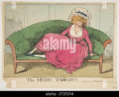 The Merry Thought wird Henry Kingsbury British Publisher S. W. Fores British am 16. April 1787 zugeschrieben Stockfoto