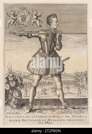 Henry Frederick, Prinz von Wales, mit dem Hecht Engraver Simon de Passe niederländischer Verleger Compton Holland britischer Sitter Henry Frederick, Prinz von Wales britischer, schottischer Autor 1616–22 mehr anzeigen. Henry Frederick, Prinz von Wales, mit dem Hecht. 1616-22. Gravur. Compton Holland (britisch, seit 1616 aktiv, gestorben 1622). Simon de Passe (Niederländisch, Köln ca. 1595–1647 Kopenhagen). Henry Frederick, Prinz von Wales (britisch, Stirling, Schottland 1594–1612 London). Ausdrucke Stockfoto
