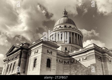 National Hall of Fame Pantheon, Montagne Sainte-Genevieve oder Hill of Saint Genoveva, Vintage, Paris, Frankreich Stockfoto