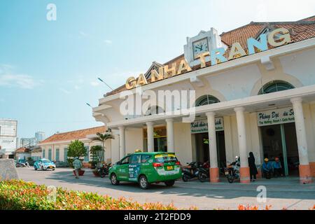 Nha Trang, Vietnam - 2. November 2022: Bahnhof Nha Trang Stockfoto