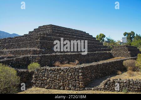 Güímar, Teneriffa, Comunidad Autonoma des Canarias, Spanien. Güímar Pyramiden. Stockfoto