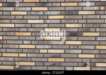 Steinstruktur in Grau und Gelb Stockfoto