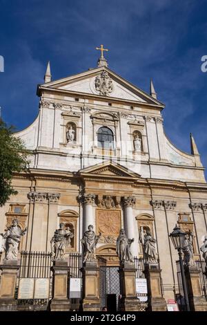 Fassade, St. Peter und Paul Kirche, Krakau, Polen Stockfoto