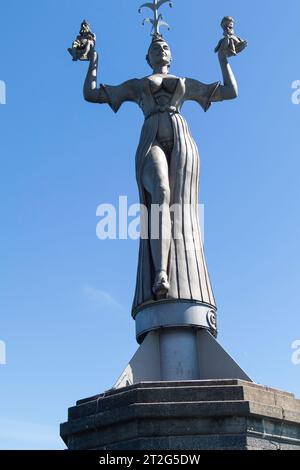 Imperia Statue, Bodensee Stockfoto