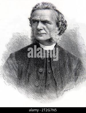 Illustration des rechten Reverend Brooke Foss Westcott D.D., aus dem Sunday at Home Family Magazine für Sabbath Reading 1889-90 Stockfoto