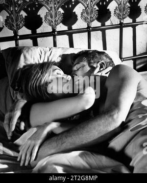 Joanne Woodward, Paul Newman, am Set des Films „WUSA“, Paramount Pictures, 1970 Stockfoto