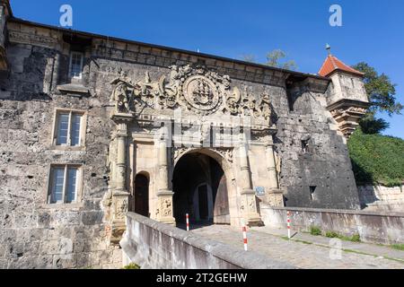 Unteres Burgtor, Schloss Hohentubingen, Tubingen, Deutschland Stockfoto