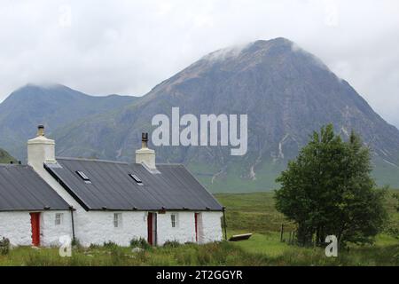 Black Rock Cottage in Glencoe, Schottland Stockfoto