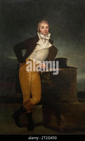 Porträt des Marquis von San Adrian, 1804, Öl auf Leinwand, Francisco de Goya, Museum von Navarra, Pamplona, Navarra, Spanien Stockfoto