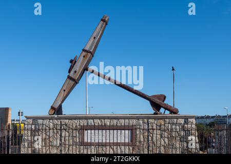 Das Trafalgar Memorial an der Clarence Esplanade, Southsea Seafront, Portsmouth, Hampshire, England, UK. Denkmal für die Schlacht von Trafalgar. Stockfoto