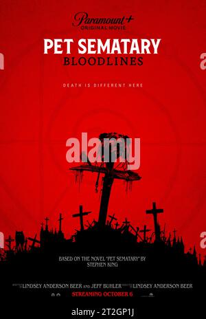 Poster „PET Sematary Bloodlines“ Stockfoto