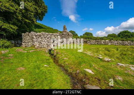 St Cybi's Brunnen Llangybi Nordwales. Stockfoto