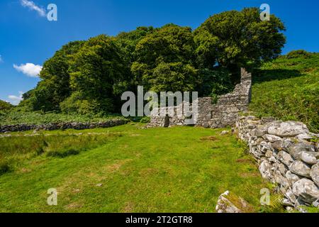 St Cybi's Brunnen Llangybi Nordwales. Stockfoto