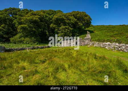 St Cybi's Brunnen Llangybi Nordwales. Stockfoto