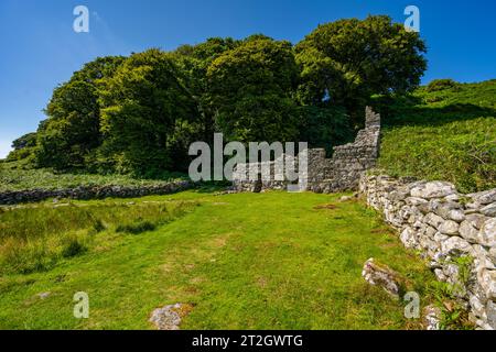 St Cybi's Brunnen Llangybi Nordwales. Stockfoto