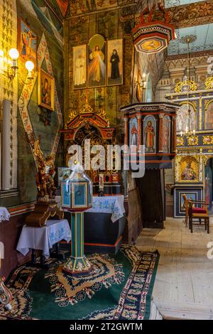 St. Michael Archangels gotische Holzkirche, Brunary, Woiwodschaft Kleinpolen, Polen Stockfoto