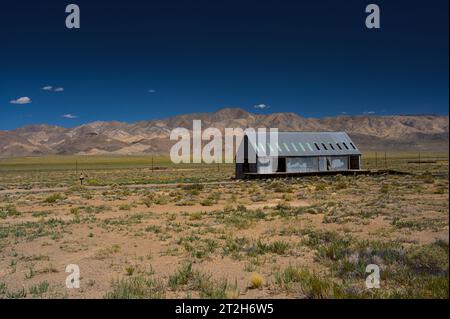 Gebäude um Tonopah Town (Nevada) Stockfoto