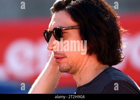 Austin, USA. Oktober 2023. Adam Driver (USA) Schauspieler. Formel-1-Weltmeisterschaft, Rd 19, Grand Prix der Vereinigten Staaten, Donnerstag, 19. Oktober 2023. Circuit of the Americas, Austin, Texas, USA. Quelle: James Moy/Alamy Live News Stockfoto