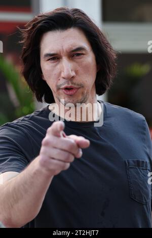 Austin, USA. Oktober 2023. Adam Driver (USA) Schauspieler. Formel-1-Weltmeisterschaft, Rd 19, Grand Prix der Vereinigten Staaten, Donnerstag, 19. Oktober 2023. Circuit of the Americas, Austin, Texas, USA. Quelle: James Moy/Alamy Live News Stockfoto
