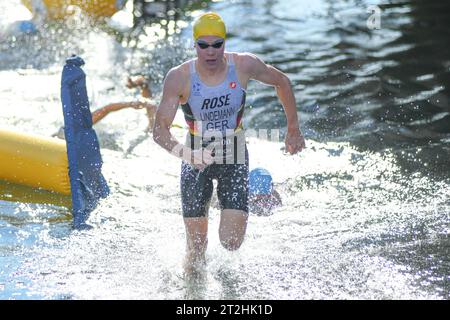 Laura Lindemann (Deutschland). Triathlon-Damen. Europameisterschaften München 2022 Stockfoto