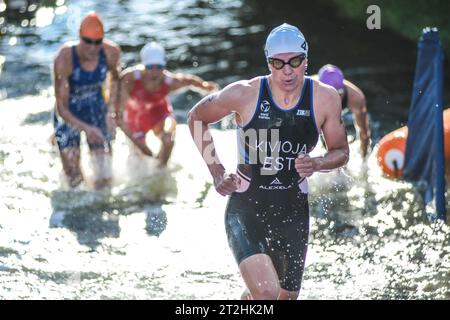 Kaidi Kivioja (Estland). Triathlon-Frauen. Europameisterschaften München 2022 Stockfoto