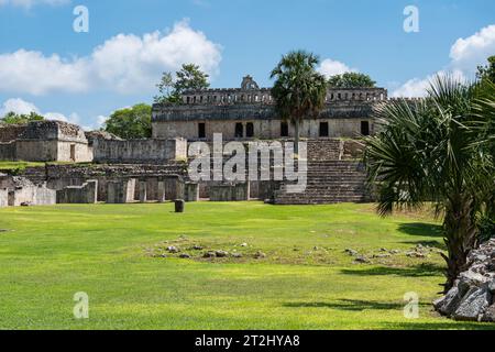 Kabah, archäologische Stätte der Maya, an der Puuc-Route, auf der Halbinsel Yucatan, Mexiko. Stockfoto