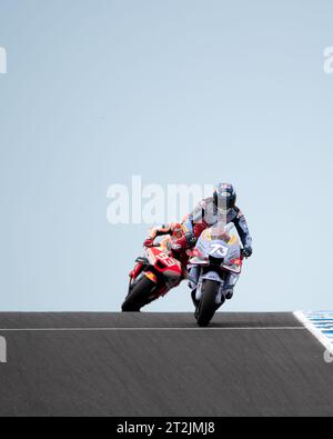 Melbourne, Australien, 20. Oktober 2023. Alex MARQUEZ aus Spanien auf dem Gresini Racing MotoGP DUCAT während der australischen MotoGP auf dem Phillip Island Grand Prix Circuit am 20. Oktober 2023 in Melbourne, Australien. Quelle: Dave Hewison/Speed Media/Alamy Live News Stockfoto