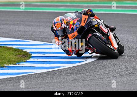 Phillip Island, Australien. Oktober 2023. Freies Training vor dem Großen Preis von Australien der MotoGP auf dem Phillip Island Circuit. 20. Oktober 2023 im Bild: Jack Miller Entrenamientos libres Previos al Gran Premio de MotoGP de Australia en el Circuito Internacional de Phillip Island. 20 de Octubre de 2023 POOL/MotoGP.com/Cordon Pressebilder sind nur für redaktionelle Zwecke bestimmt. Obligatorischer Vermerk: © MotoGP.com Credit: CORDON PRESS/Alamy Live News Stockfoto