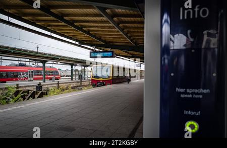 Oranienburg im Bundesland Brandenburg Bahnhof Oranienburg - 20.10.2023 Oranienburg *** Oranienburg im Land Brandenburg Oranienburg Bahnhof 20 10 2023 Oranienburg Stockfoto