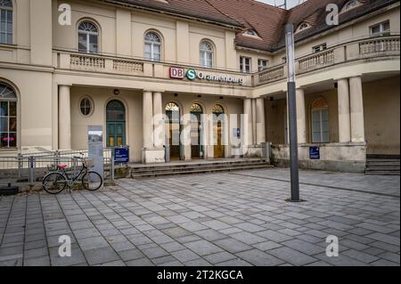 Oranienburg im Bundesland Brandenburg Bahnhof Oranienburg - 20.10.2023 Oranienburg *** Oranienburg im Land Brandenburg Oranienburg Bahnhof 20 10 2023 Oranienburg Stockfoto