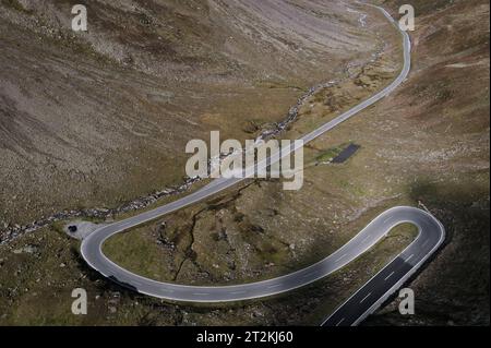 Timmelsjoch Hochalpenstraße zwischen Österreich und Italien *** Timmelsjoch Hochalpenstraße zwischen Österreich und Italien Stockfoto