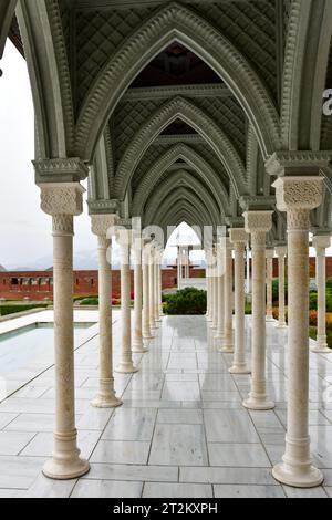 Korridor des Schlosses Rabati in der Region Samtskhe Javakheti, Georgien Stockfoto