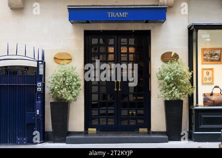 Tramp, Private Members Club, 40 Jermyn Street, St, St James's, London, SW1Y 6DN Stockfoto