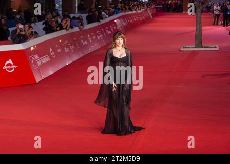 19. Oktober 2023, Rom, RM, Italien: Die Schauspielerin Haley Bennett besucht am zweiten Abend der 18. Ausgabe des Filmfestivals Rom am 19. Oktober 2023 den roten Teppich des Films „Widow Cliquot“ (Foto: © Matteo Nardone/Pacific Press via ZUMA Press Wire). Nicht für kommerzielle ZWECKE! Stockfoto