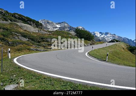 San-Bernardino-Pass, Graubünden, Schweiz Stockfoto