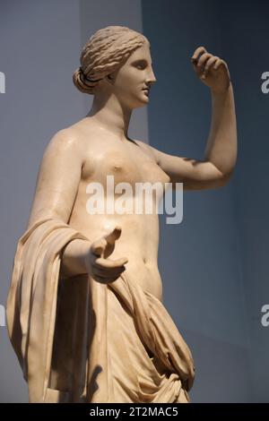 Marmorstatue des Townley Venus im Britischen Museum, London, UK Stockfoto