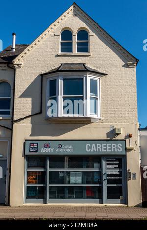 Das Rekrutierungsbüro der britischen Streitkräfte in Cambridge, England, Großbritannien. Stockfoto
