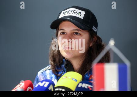 Zagreb, Kroatien. Oktober 2023. Zrinka Ljutic beim Medientag des kroatischen Skiteams im Zonar Hotel. Medienkonferenz und Treffen mit den Wettbewerbern vor dem Start der neuen Audi FIS WM Saison 2023-2024, am 20. Oktober 2023 in Zagreb, Kroatien. Foto: Igor Kralj/PIXSELL Credit: Pixsell/Alamy Live News Stockfoto