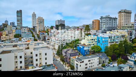 Wolkenkratzer in der Innenstadt von San Francisco, Kalifornien Stockfoto