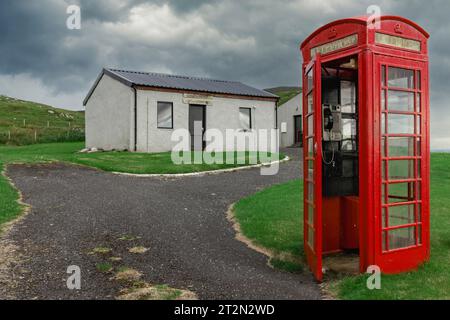 Das ehemalige Postamt von Scarista, Isle of Harris, Schottland. Stockfoto