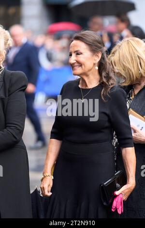 Oviedo, Asturien, Spanien. Oktober 2023. Paloma Rocasolano Ankunft im Campoamor Theater für die Zeremonie während der Princess of Asturias Awards 2023 am 20. Oktober 2023 in Oviedo, Spanien (Foto: © Jack Abuin/ZUMA Press Wire) NUR REDAKTIONELLE VERWENDUNG! Nicht für kommerzielle ZWECKE! Stockfoto