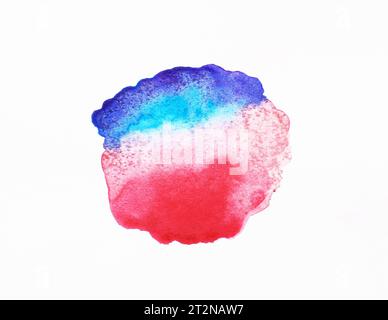 Bunte Aquarell Waschen Zeichnung Design Tapete handgemalt Aquarell Pinselstriche gemalt Hintergrund Stockfoto