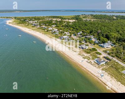 Luftaufnahme des Lazy Point Stockfoto