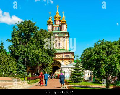 Die Baptistenkirche in der Dreifaltigkeit-Sergius Lavra in der Stadt Sergiev Posad Stockfoto